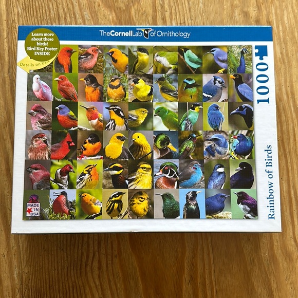 The Cornell Lab of Ornithology Other - Puzzle -Rainbow of birds